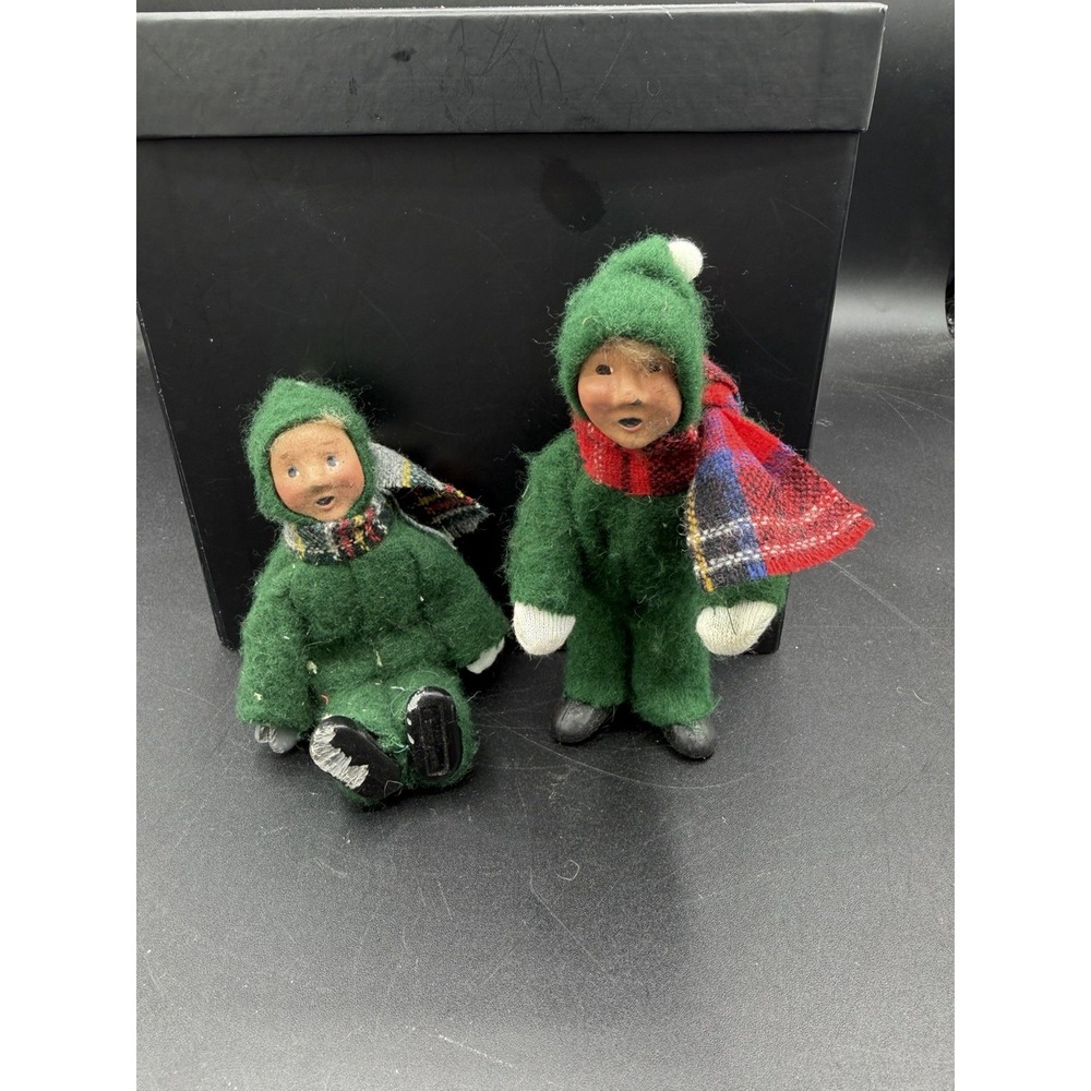 🧸 Byers Choice 1991 & 1992 Toddler Carolers – Damaged